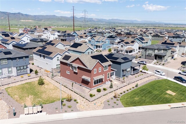 8372 Bijou Creek Ave, Littleton, CO 80125 - aerial perspective of suburban area with a mountainous background