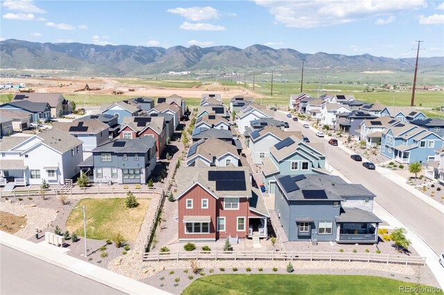 8372 Bijou Creek Ave, Littleton, CO 80125 - aerial view of residential area with a mountain backdrop