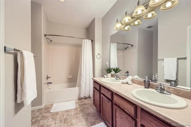 8915 Federal Blvd Unit 203, Westminster, CO 80260 - bathroom with shower / tub combo and double vanity