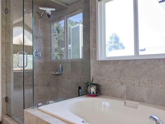 5695 W 109th Cir, Westminster, CO 80020 - bathroom with a garden tub and a shower stall