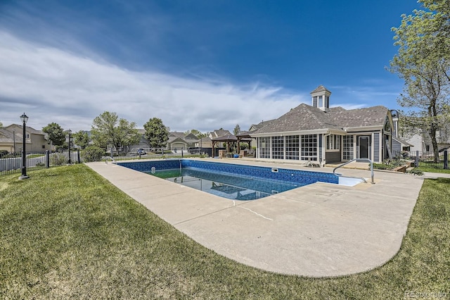 5016 S Nelson St Unit C, Littleton, CO 80127 - view of pool featuring a gazebo and a patio area