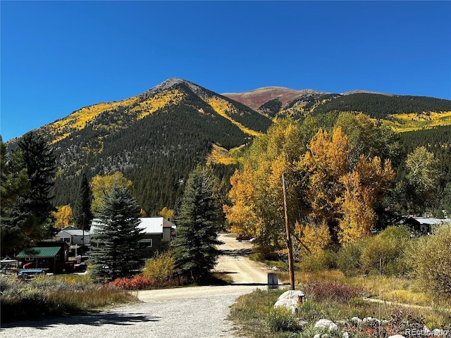 view of mountain feature