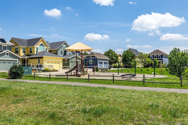 1500 Sun Way, Lafayette, CO 80026 - communal playground with a residential view and a lawn