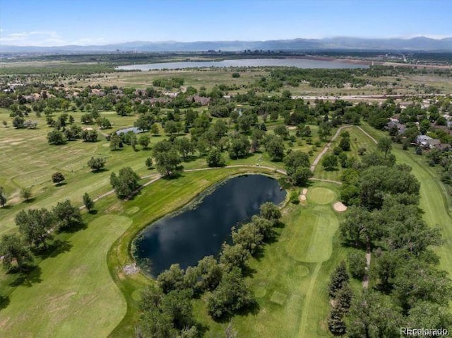 3889 S Fraser St, Aurora, CO 80014 - view of property location featuring a water and mountain view and a local golf course