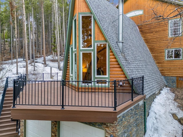 46 Apache Rd, Evergreen, CO 80439 - exterior space with a garage