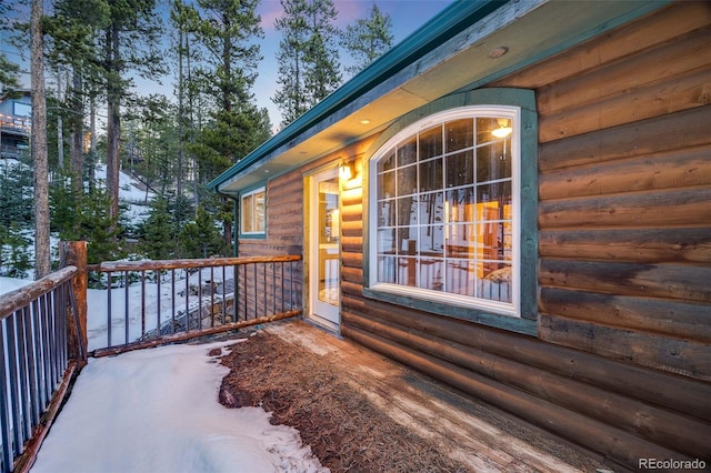 46 Apache Rd, Evergreen, CO 80439 - exterior space featuring faux log siding