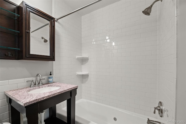 2672 S Magnolia St, Denver, CO 80224 - full bathroom with a sink and shower / bath combination