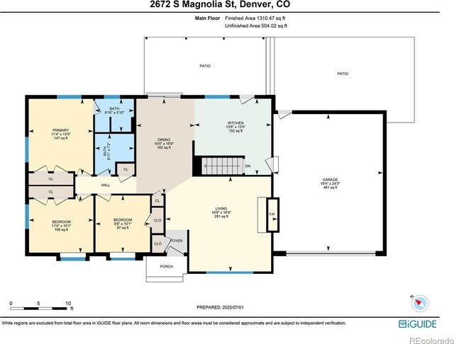 2672 S Magnolia St, Denver, CO 80224 - view of room layout