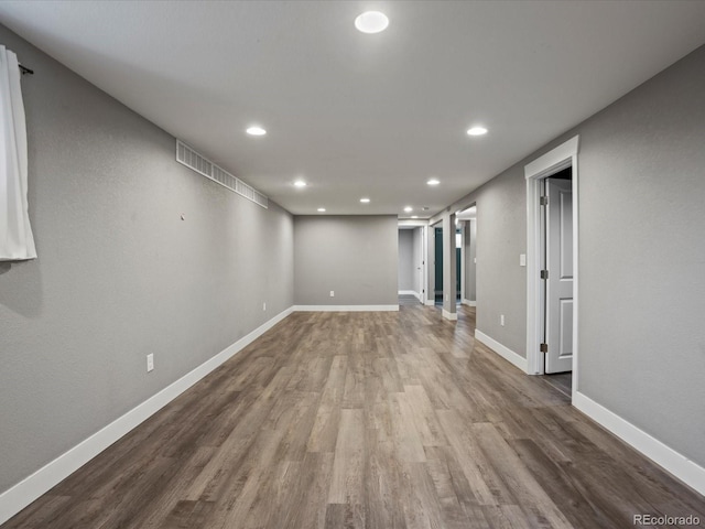 6943 Oak Way, Arvada, CO 80004 - unfurnished room featuring recessed lighting and wood finished floors