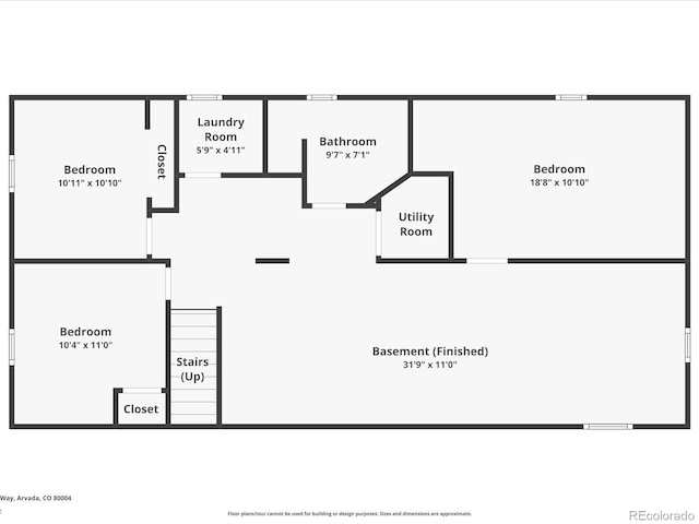 6943 Oak Way, Arvada, CO 80004 - view of home floor plan