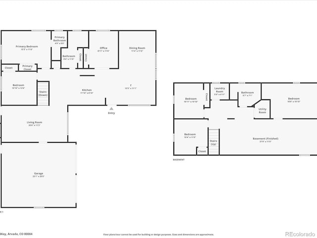 6943 Oak Way, Arvada, CO 80004 - view of room layout