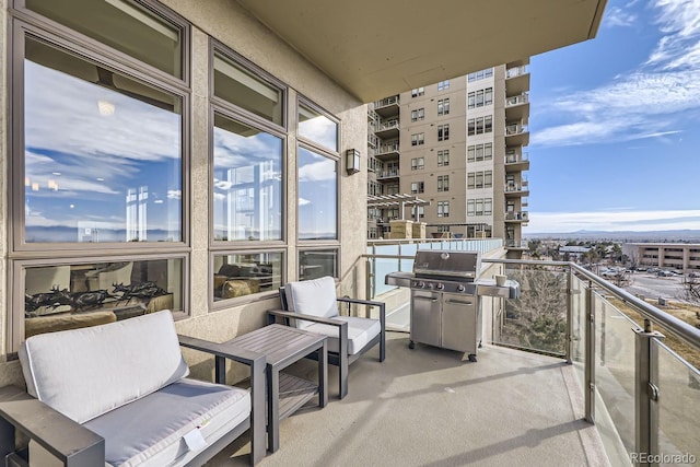 balcony with grilling area