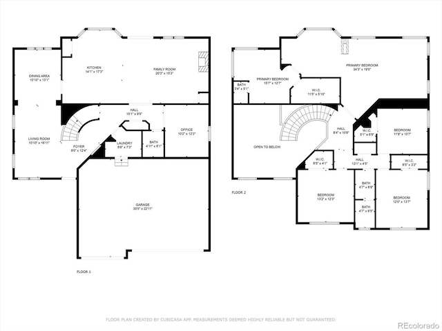 1022 Orion Way, Castle Rock, CO 80108 - view of home floor plan