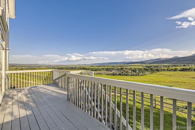 8915 S Field Ct, Littleton, CO 80128 - deck featuring a mountain view
