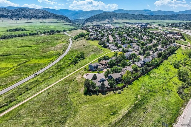 8915 S Field Ct, Littleton, CO 80128 - bird's eye view of a mountain backdrop