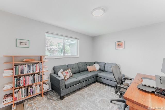 6059 Routt St, Arvada, CO 80004 - home office featuring wood finished floors