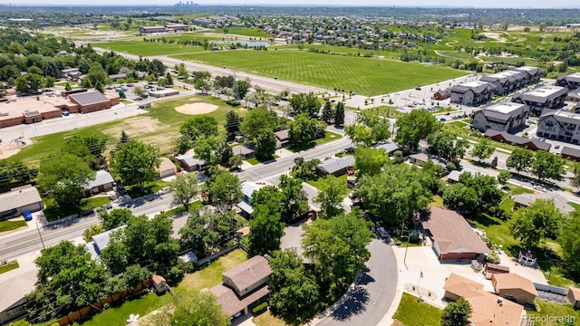 6059 Routt St, Arvada, CO 80004 - aerial perspective of suburban area with a large body of water