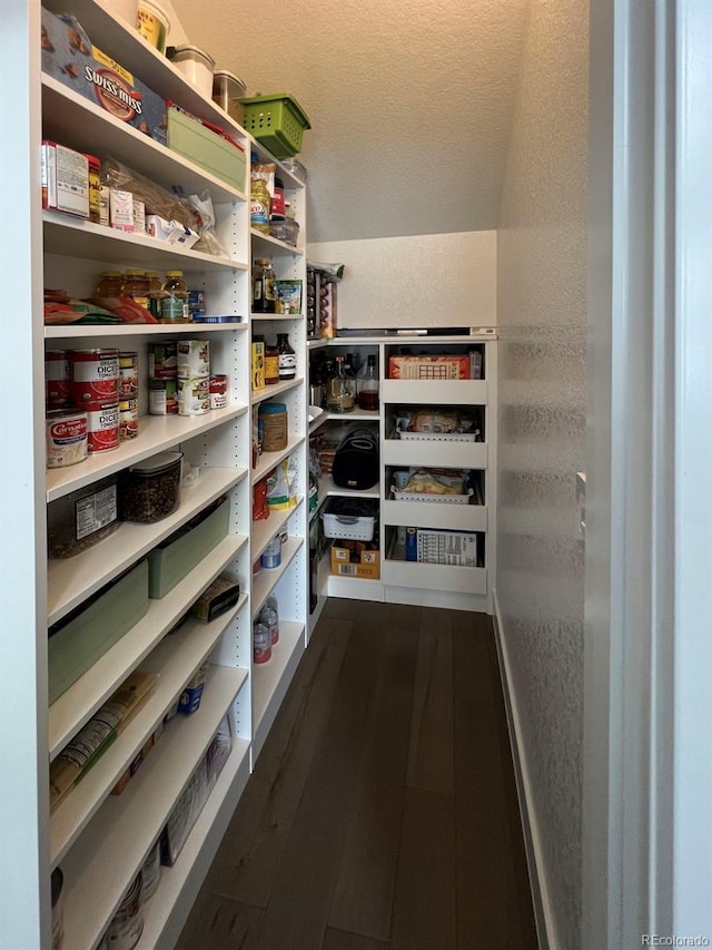 view of pantry