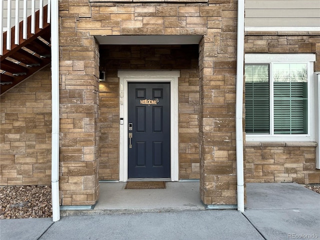 view of entrance to property