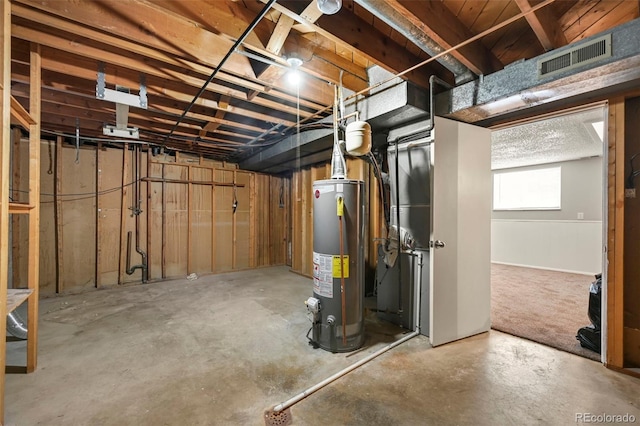 6432 Zephyr St, Arvada, CO 80004 - below grade area with gas water heater