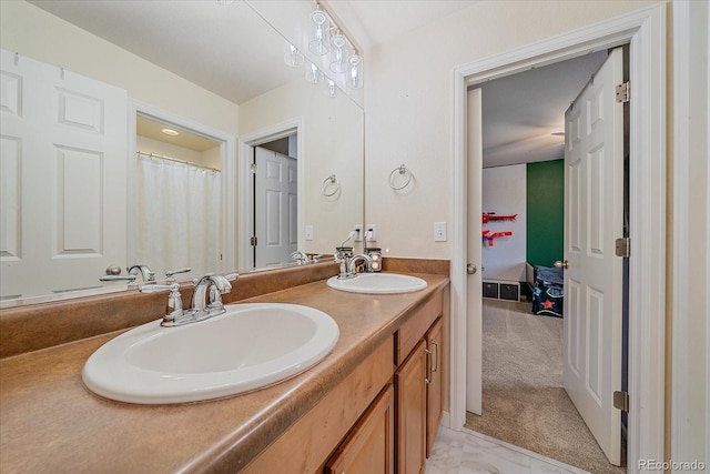 23831 Eagle Bend Ln, Parker, CO 80138 - full bath with double vanity