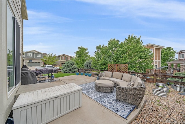23831 Eagle Bend Ln, Parker, CO 80138 - view of patio / terrace with an outdoor living space