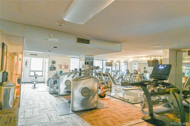 1020 15th St Unit 29L, Denver, CO 80202 - gym with carpet