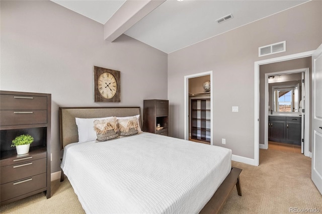 9563 Red Primrose St, Franktown, CO 80116 - bedroom with light carpet, baseboards, and a spacious closet