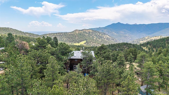 398 Leonards Rd, Boulder, CO 80302 - mountain view featuring a forest
