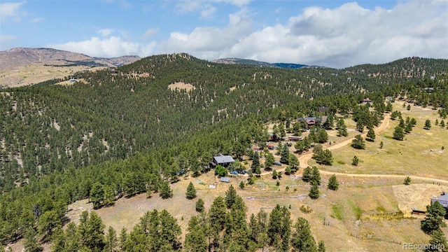 398 Leonards Rd, Boulder, CO 80302 - aerial view of a mountain backdrop