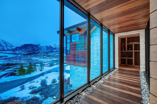 65 Aerie Dr, Silverthorne, CO 80498 - snow covered pool with a mountain view