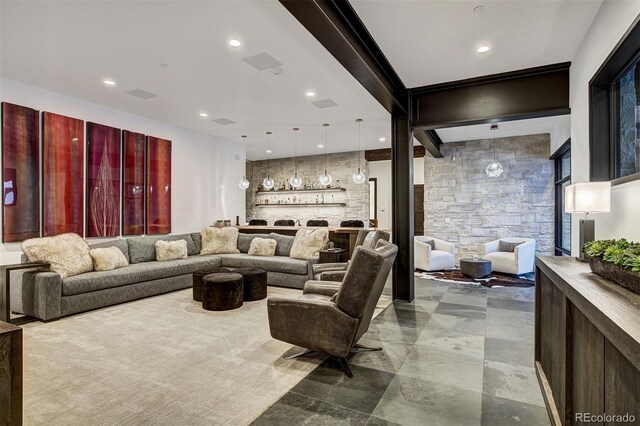 65 Aerie Dr, Silverthorne, CO 80498 - living area with recessed lighting