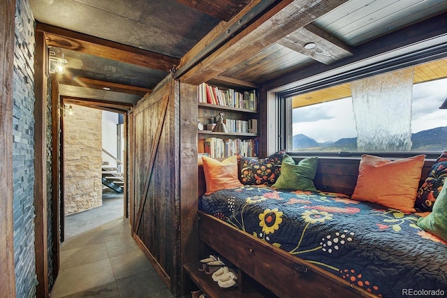 65 Aerie Dr, Silverthorne, CO 80498 - bedroom with beam ceiling