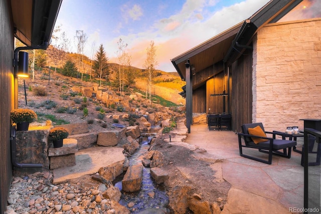 65 Aerie Dr, Silverthorne, CO 80498 - view of patio featuring a mountain view