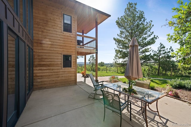 776 Hilltop Rd, Palmer Lake, CO 80133 - view of patio featuring outdoor dining space
