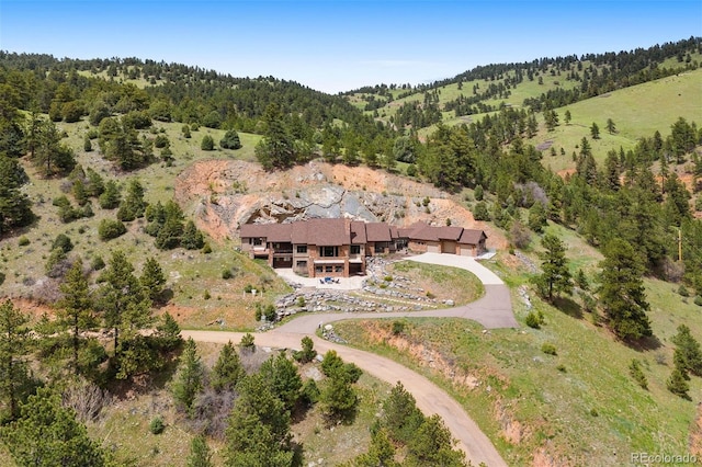 21609 Clarence Ln, Golden, CO 80401 - view from above of property featuring a forest