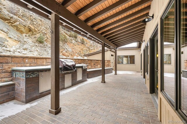 21609 Clarence Ln, Golden, CO 80401 - view of patio featuring area for grilling and a grill