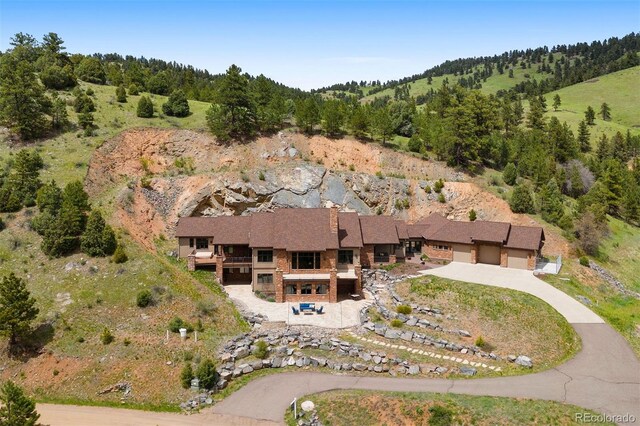 21609 Clarence Ln, Golden, CO 80401 - aerial view of property and surrounding area