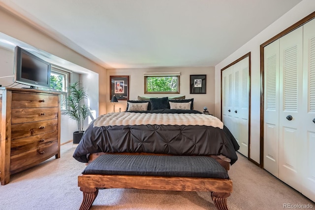 4878 W 98th Ave, Westminster, CO 80031 - bedroom with light colored carpet, multiple windows, and multiple closets
