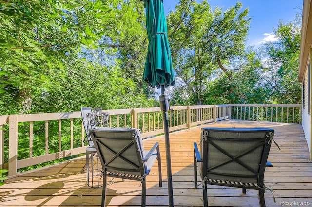 4878 W 98th Ave, Westminster, CO 80031 - view of wooden terrace