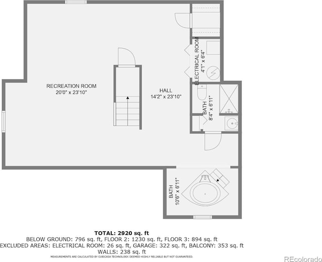 4878 W 98th Ave, Westminster, CO 80031 - view of room layout