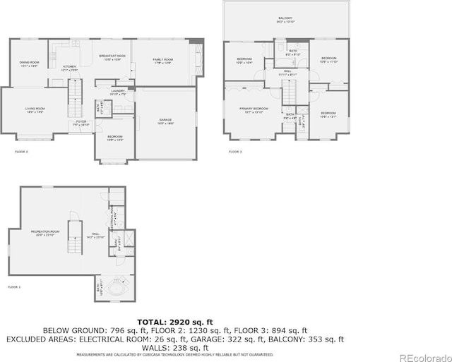 4878 W 98th Ave, Westminster, CO 80031 - view of property floor plan