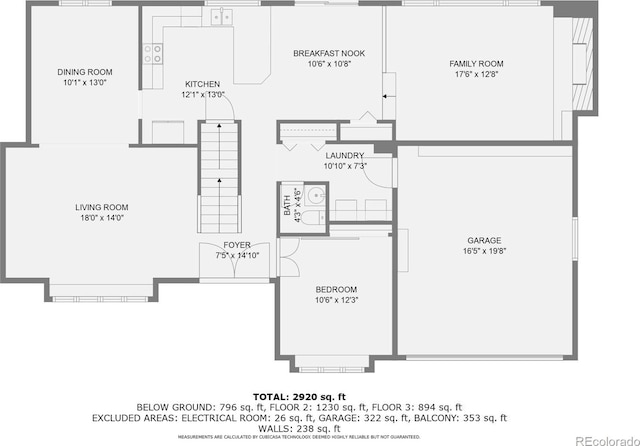 4878 W 98th Ave, Westminster, CO 80031 - view of room layout