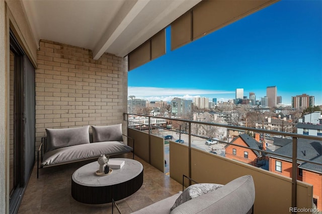 800 N Pearl St Unit 611, Denver, CO 80203 - balcony featuring a city view