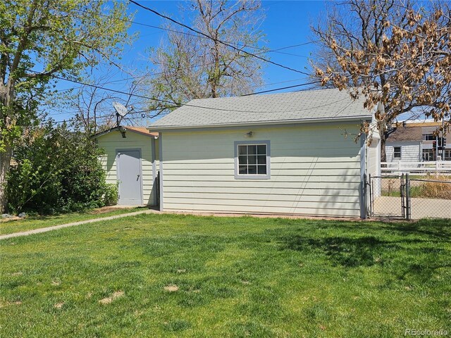 3798 S Grant St, Englewood, CO 80113 - exterior space featuring fence and a gate