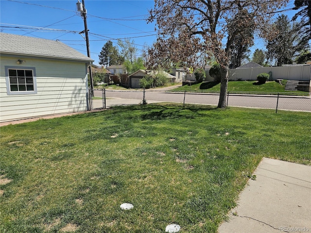 3798 S Grant St, Englewood, CO 80113 - view of yard featuring a fenced backyard