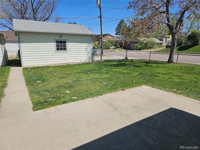 3798 S Grant St, Englewood, CO 80113 - view of yard featuring a patio and fence