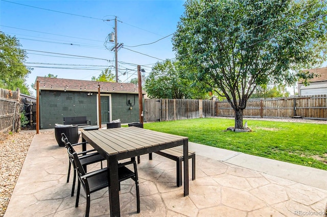 view of patio