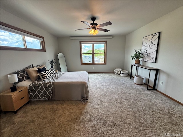 100 River Run Dr, Buena Vista, CO 81211 - bedroom with carpet flooring and ceiling fan