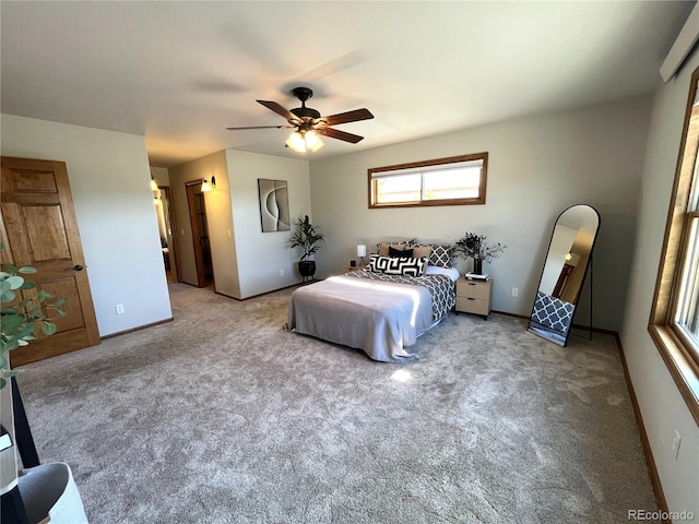 100 River Run Dr, Buena Vista, CO 81211 - bedroom with carpet and a ceiling fan